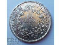 Ασημένιο 10 φράγκα Γαλλία 1965 - ασημένιο νόμισμα # 2