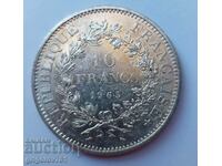 Ασημένιο 10 φράγκων Γαλλία 1965 - ασημένιο νόμισμα # 4