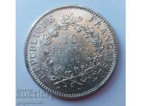Ασημένιο 10 φράγκα Γαλλία 1965 - ασημένιο νόμισμα # 8