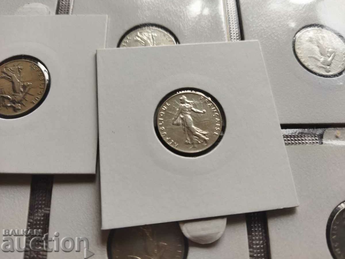 All 50 centime coins from 1898 to 1920 - 6 All 50 centime coins from 1898 to 1920 - 6