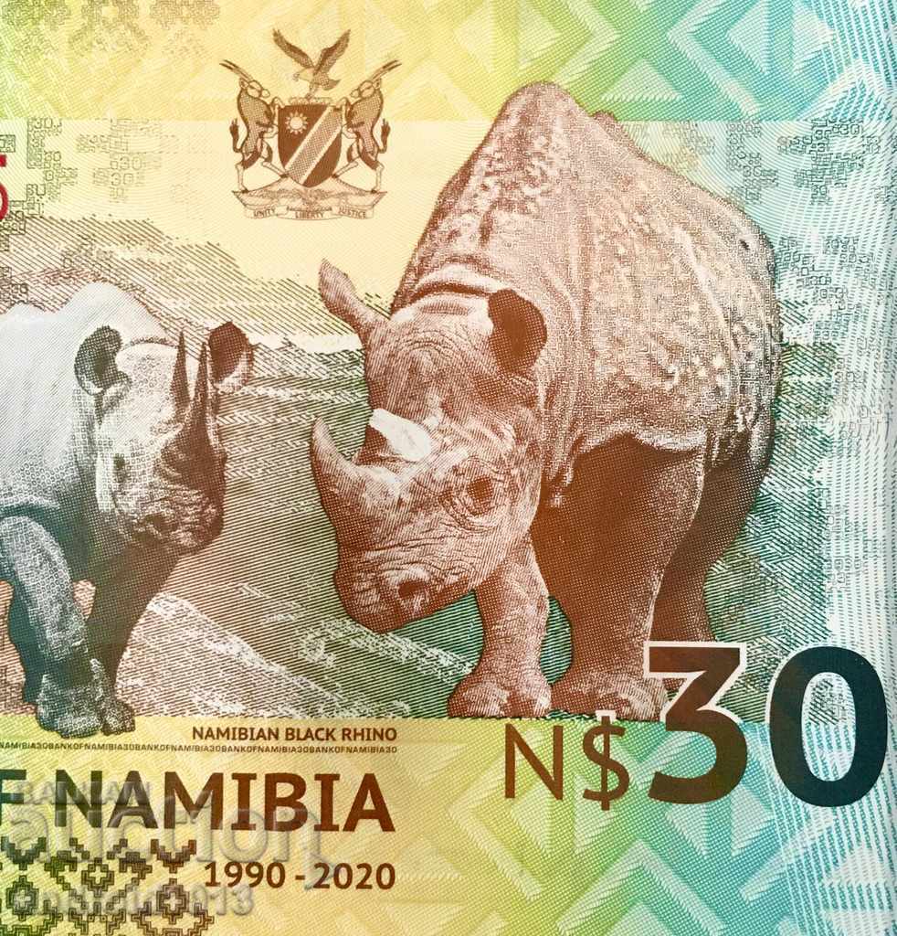 NAMIBIA $ 30, 2020, UNC, JUBILEE
