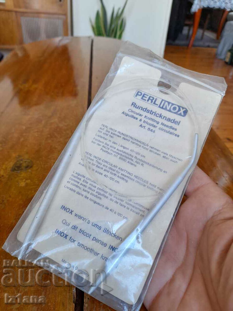 Auction Old Perlinox knitting needles Auction Old Perlinox knitting needles