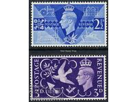 Great Britain 1946 Peace Victory Complete Set SG491-2