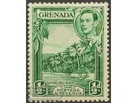 Grenada 1 / 2d Yellow Green 1938-50 SG153b