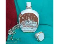 Antique Russian porcelain bottle/Moscow 1985