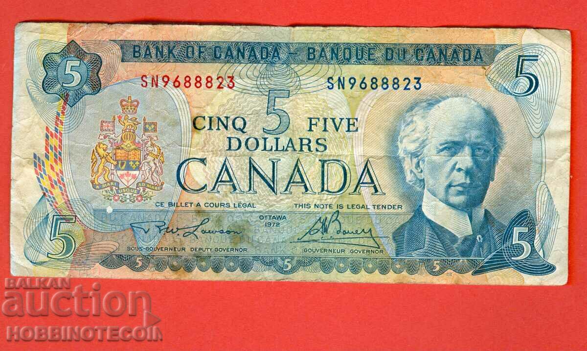 CANADA CANADA 5 $ SHIP - emisiune 1972 - 1