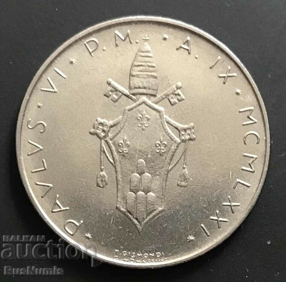 Vatican. 100 pounds 1971 UNC. with price 5.00 BGN | € 2.56 Vatican. 100 pounds 1971 UNC. with price 5.00 BGN | € 2.56