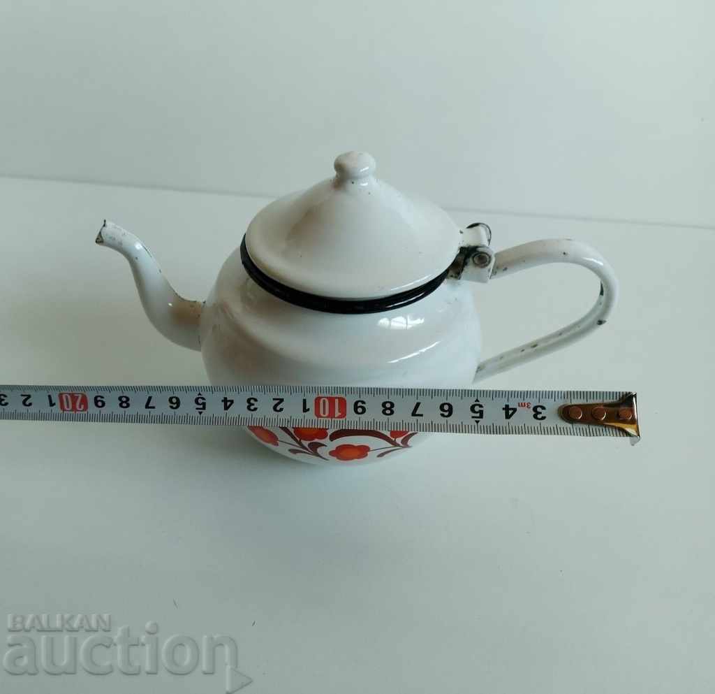 SOC ENAMELED TEAPOT KETTLE COURT ENAMEL CAFETER SOCA with price 19.00 BGN | € 9.71 SOC ENAMELED TEAPOT KETTLE COURT ENAMEL CAFETER SOCA with price 19.00 BGN | € 9.71