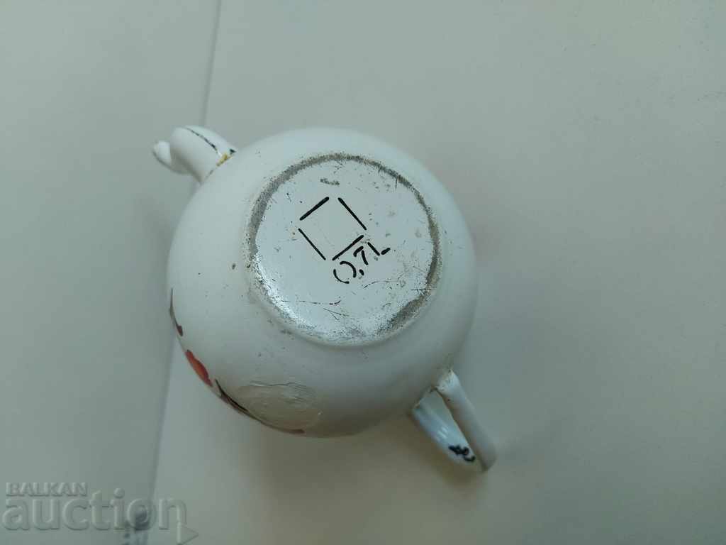 SOC ENAMELED TEAPOT KETTLE COURT ENAMEL CAFETER SOCA - 7 SOC ENAMELED TEAPOT KETTLE COURT ENAMEL CAFETER SOCA - 7