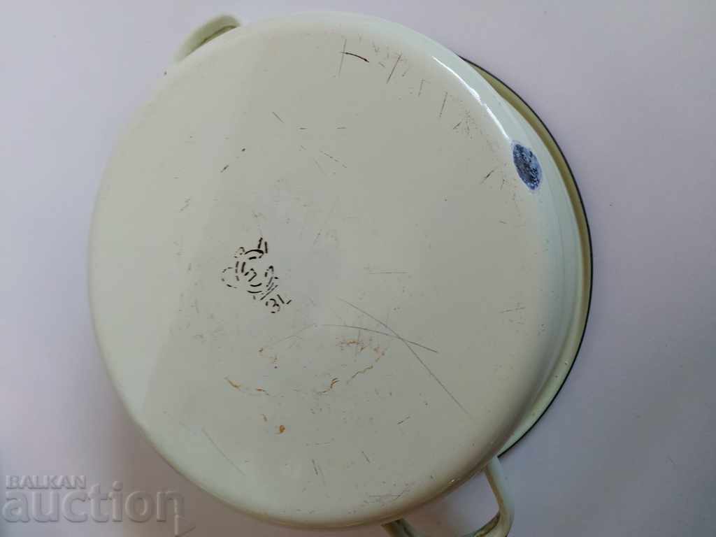 SOC ENAMELED POT COURT ENAMEL COOKING COLOR - 7 SOC ENAMELED POT COURT ENAMEL COOKING COLOR - 7