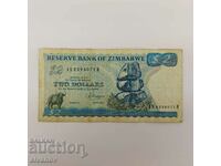 Zimbabwe 2 USD 1983 # 3917