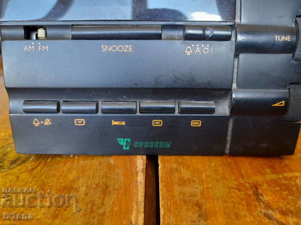 Auction  Old radio, Corecom clock radio, Corecom