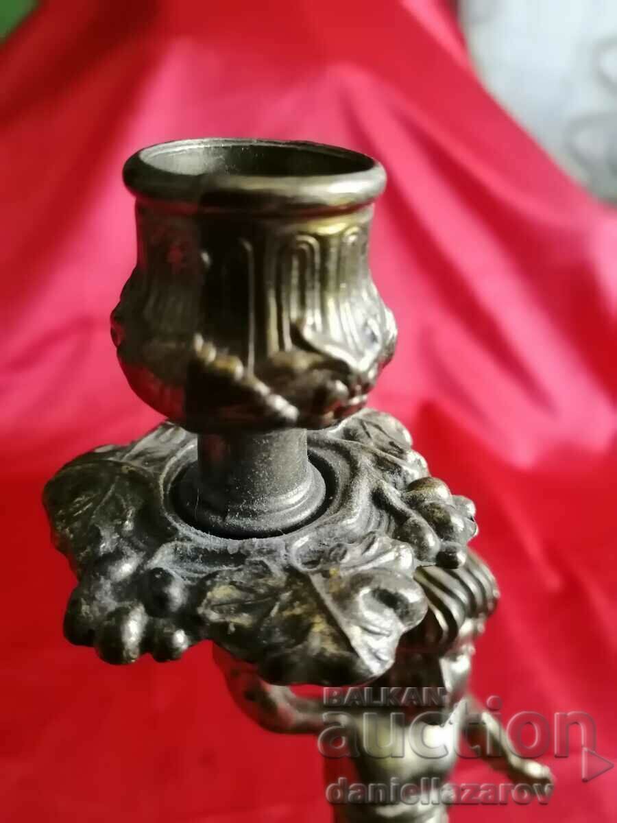 Delivery of Bronze Baroque Candlestick Boy Delivery of Bronze Baroque Candlestick Boy