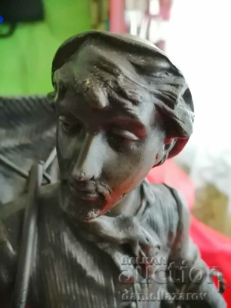 Auction  ROUSSEAU Old Author's Sculpture, Statue, Figure