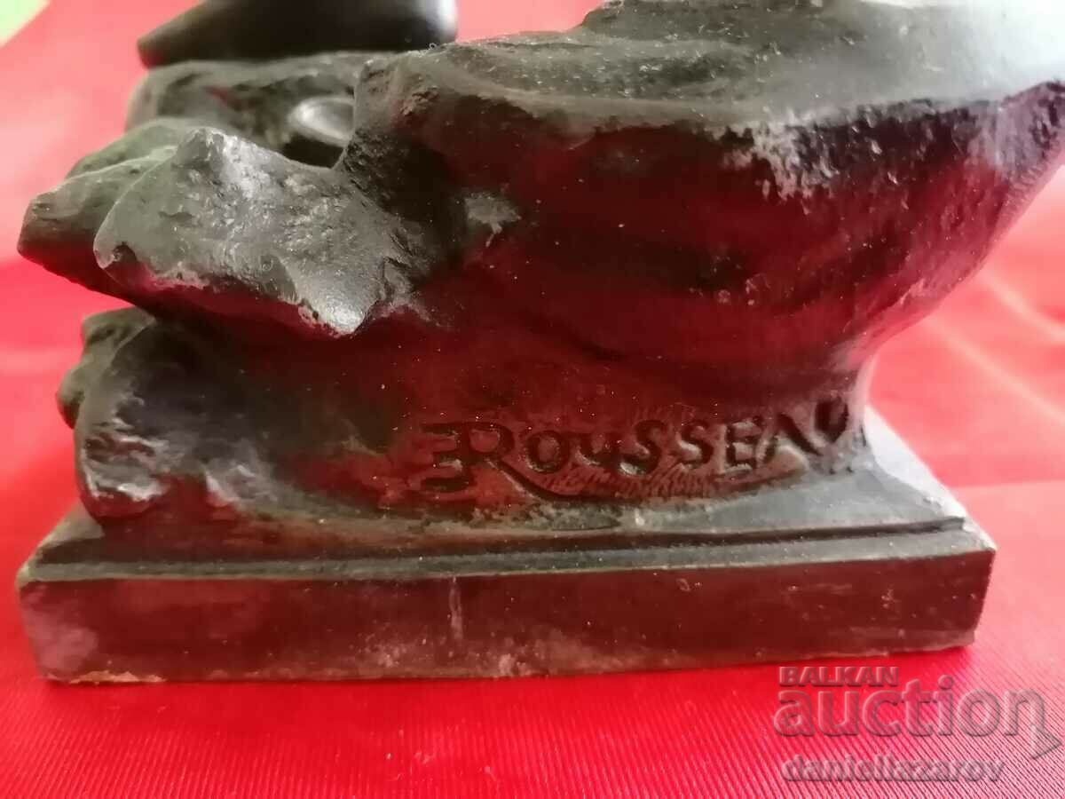 ROUSSEAU Old Author's Sculpture, Statue, Figure - 6