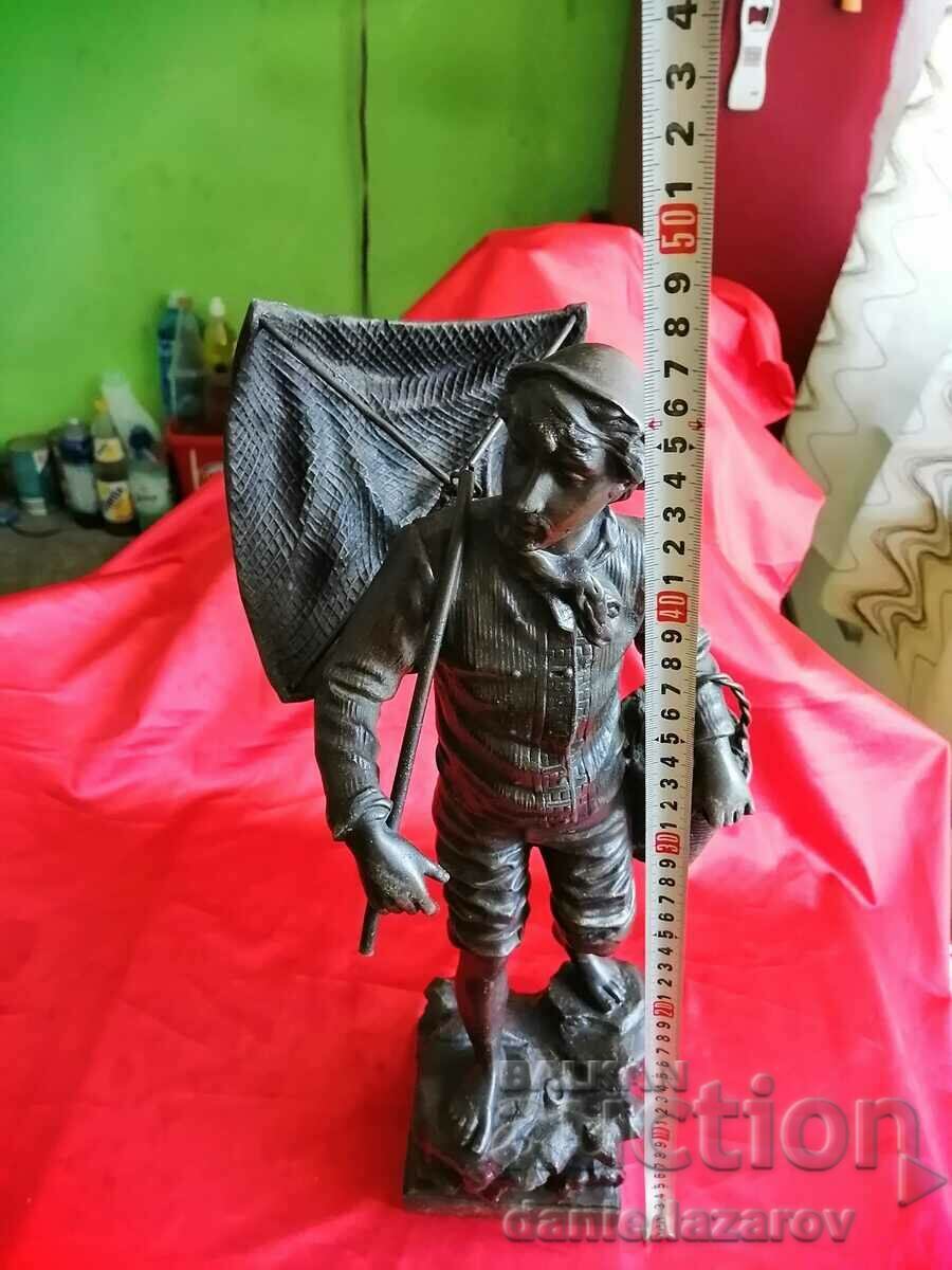 ROUSSEAU Old Author's Sculpture, Statue, Figure - 7