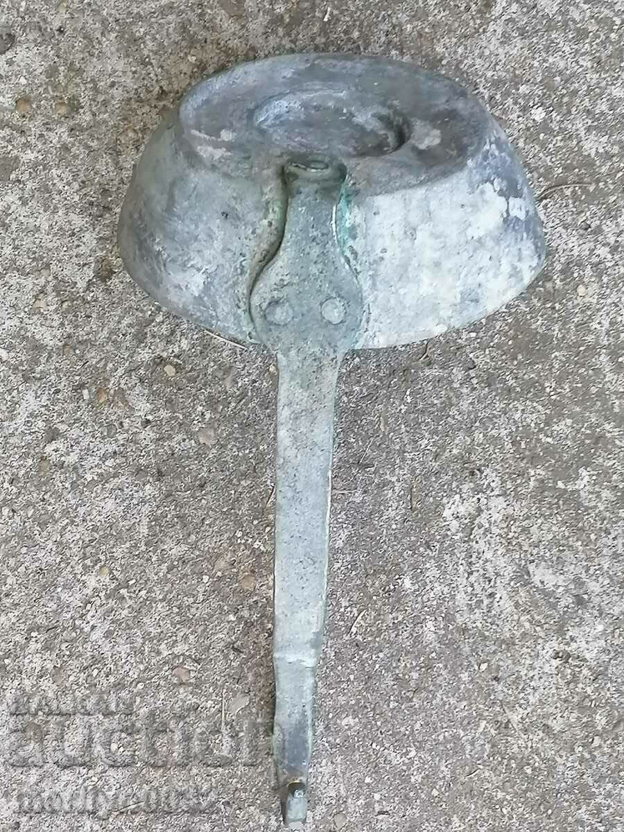 Стар меден черпак за чешма кишкил кепче бакър - 7