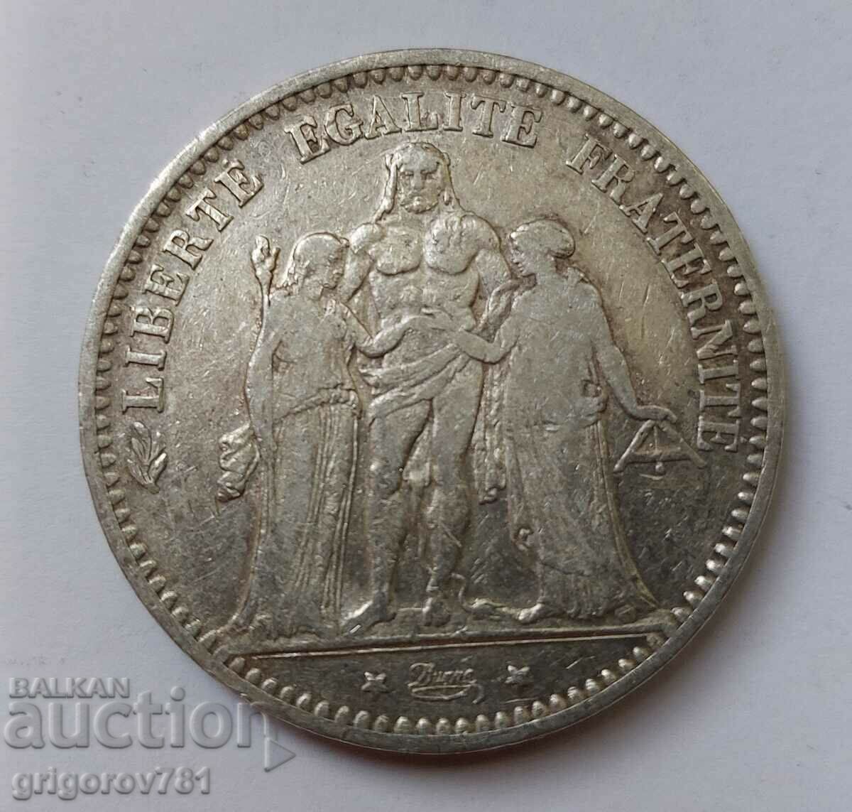 Ασημένιο 5 φράγκα Γαλλία 1874 Κ - ασημένιο νόμισμα # 30 με τιμή € 34.26 | 67.01 BGN