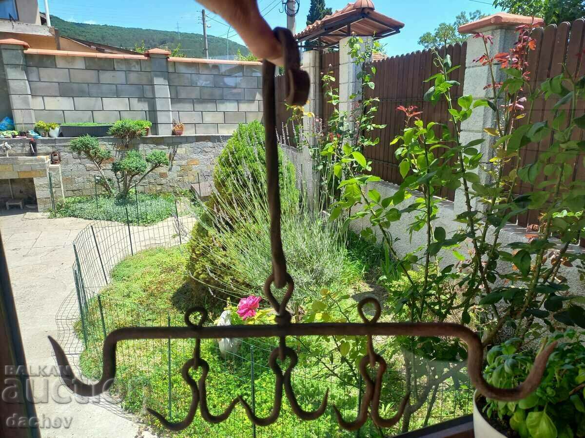 Old wrought butcher hook hooks hook drane wrought iron - 6
