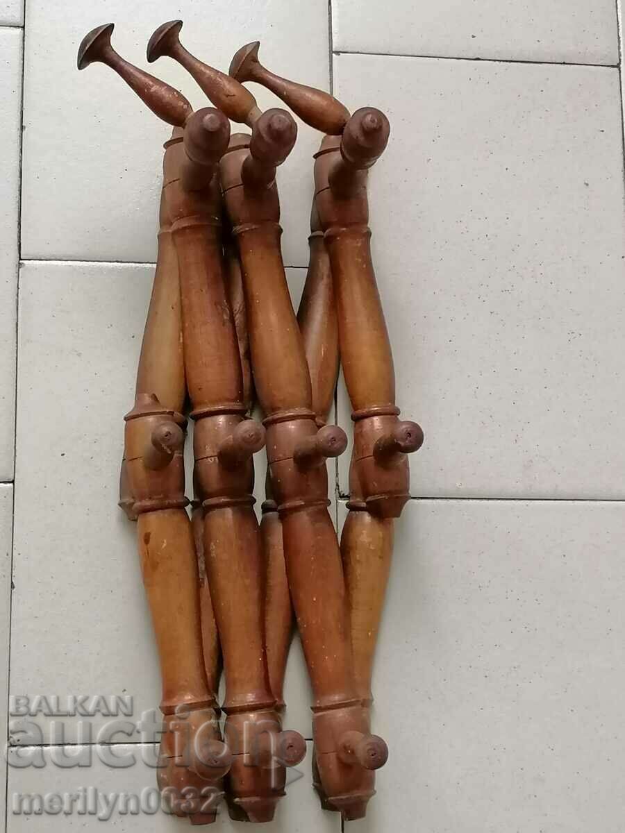 Old extendable turned wooden hanger, wooden with price 48.00 BGN | € 24.54 Old extendable turned wooden hanger, wooden with price 48.00 BGN | € 24.54