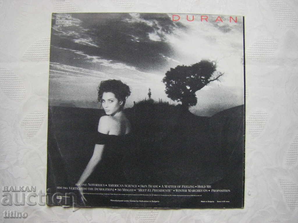 Delivery of BTA 12339 - Duran Duran - Notorious Delivery of BTA 12339 - Duran Duran - Notorious