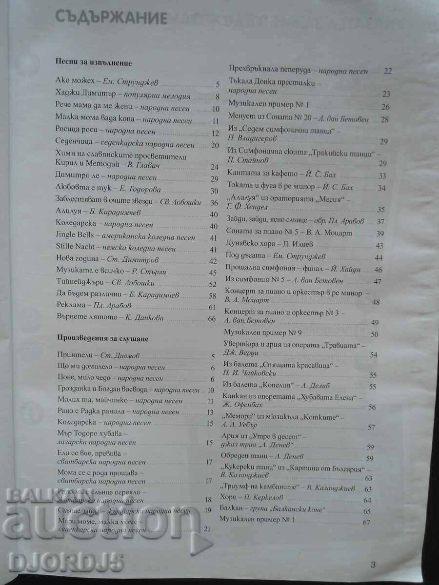 Delivery of Music, 7th grade