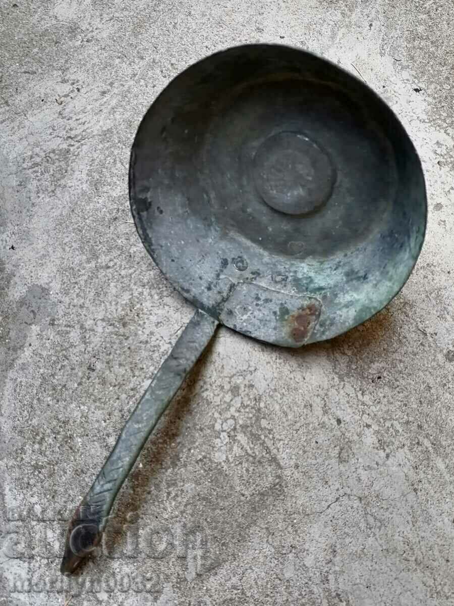 Old copper fountain ladle kishkil cap copper with price 58.00 BGN | € 29.65 Old copper fountain ladle kishkil cap copper with price 58.00 BGN | € 29.65