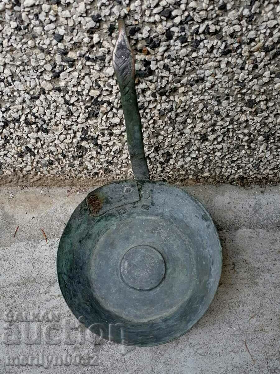 Old copper fountain ladle kishkil cap copper Old copper fountain ladle kishkil cap copper