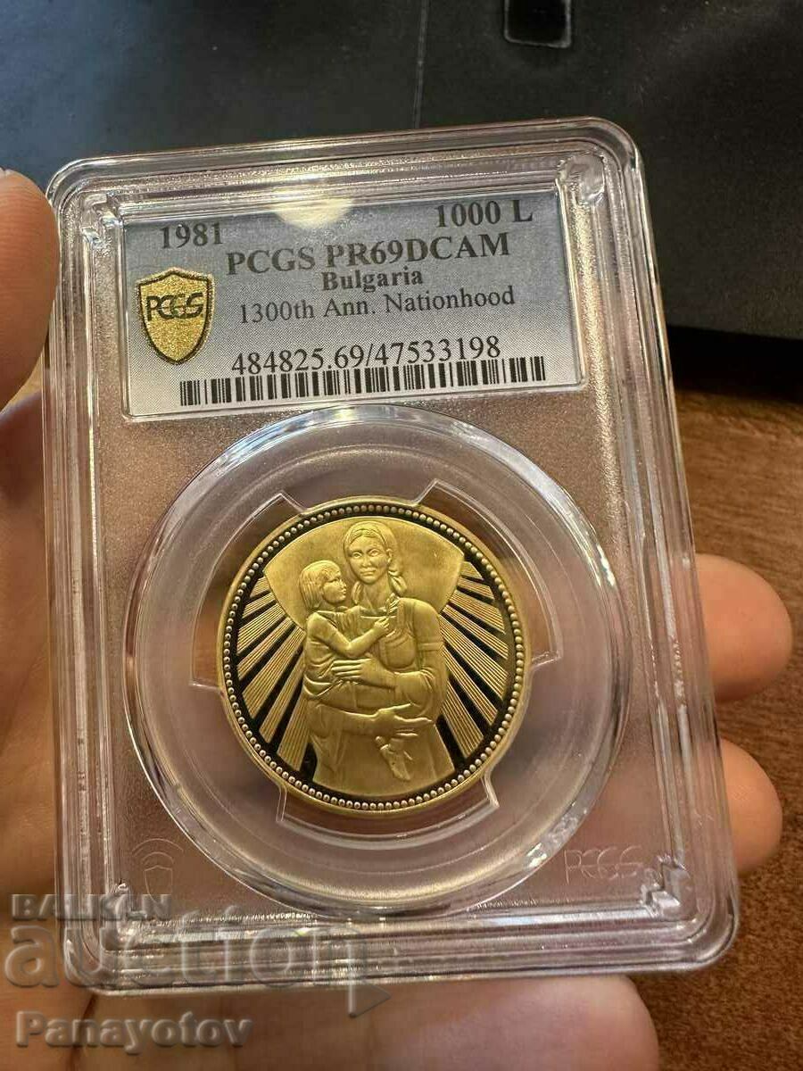 1000 BGN MOTHER WITH CHILD 1981 GOLD NGC PCGS BULGARIAN COINS with price 8980.00 BGN | € 4591.40 1000 BGN MOTHER WITH CHILD 1981 GOLD NGC PCGS BULGARIAN COINS with price 8980.00 BGN | € 4591.40