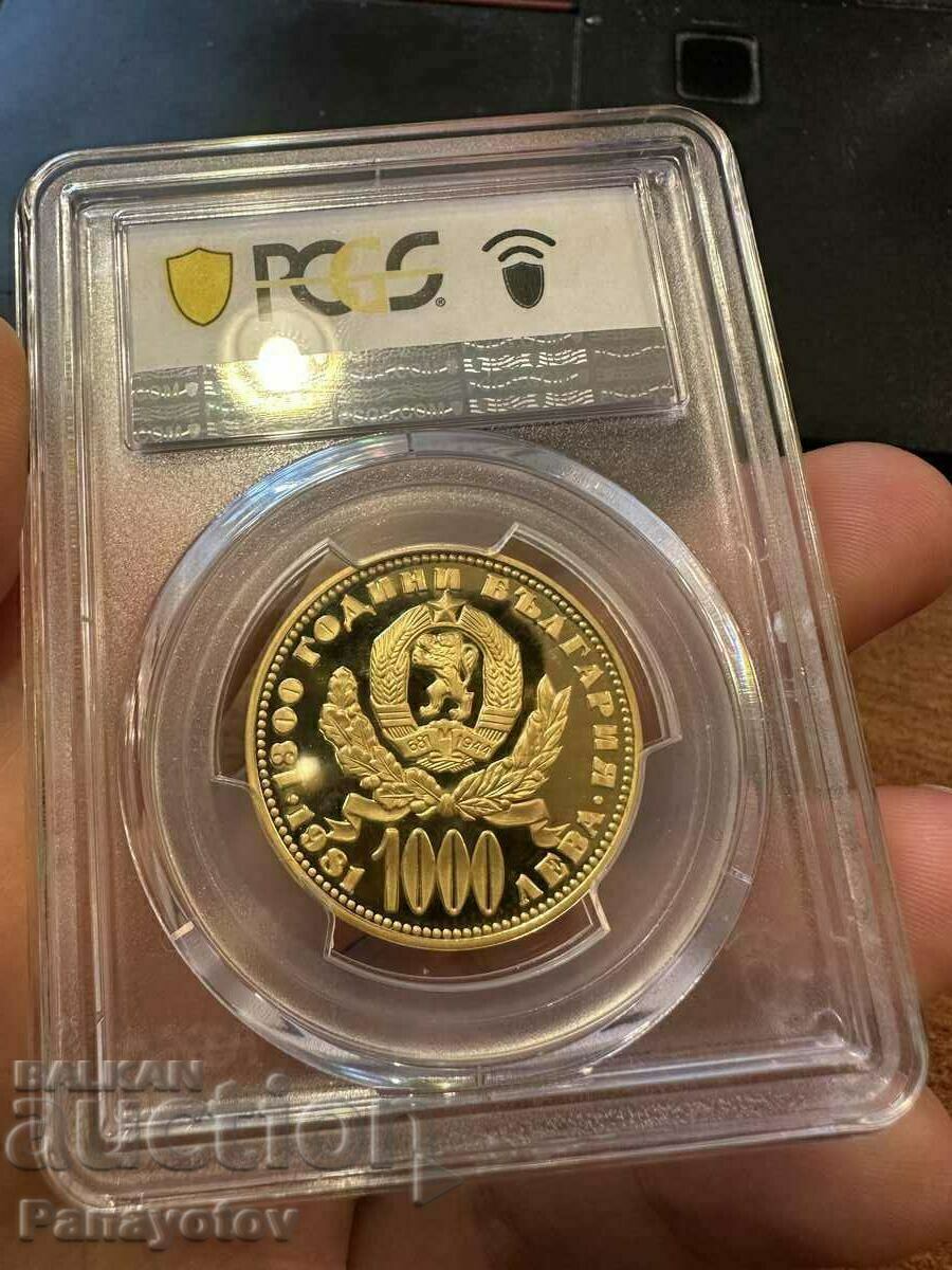 1000 ЛЕВА МАЙКА С ДЕТЕ 1981 Г. ЗЛАТО NGC PCGS МОНЕТА БЪЛГАРИ - 5
