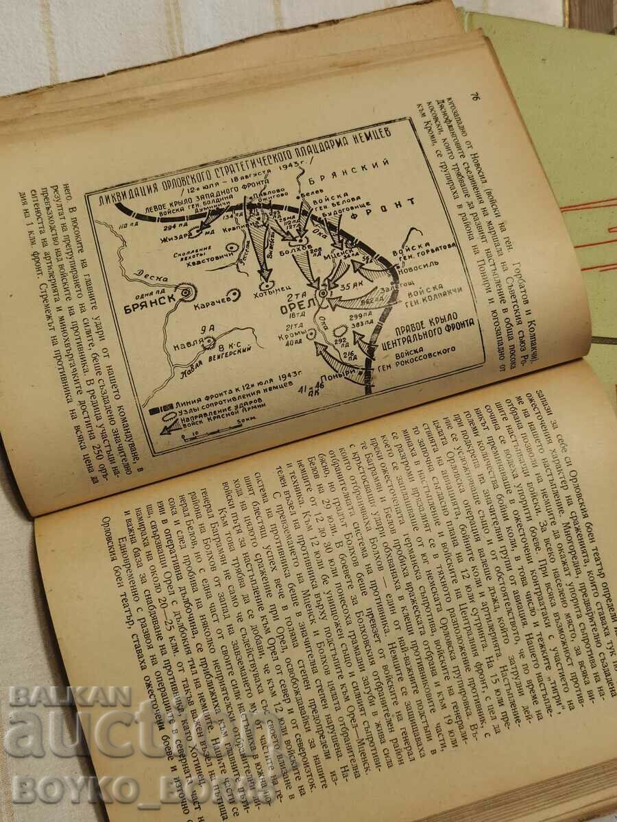 Аукцион Военна Книга Бойният Път на Червената Армия