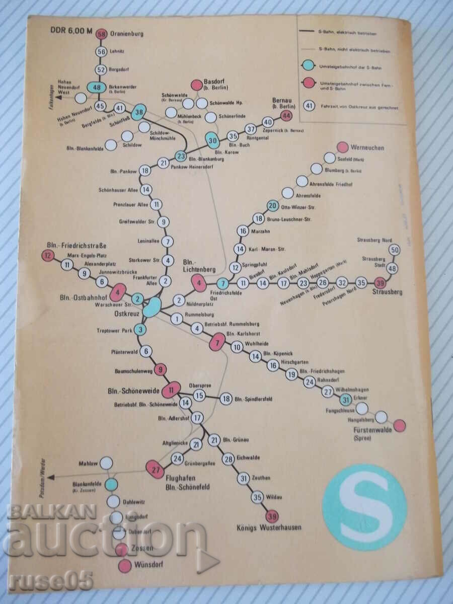 The book "Berlin-Hauptstadt der DDR Buchplan" - 64 pages. - 6 The book "Berlin-Hauptstadt der DDR Buchplan" - 64 pages. - 6