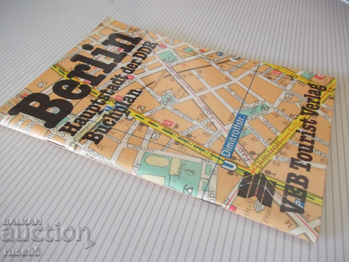 The book "Berlin-Hauptstadt der DDR Buchplan" - 64 pages. - 7 The book "Berlin-Hauptstadt der DDR Buchplan" - 64 pages. - 7