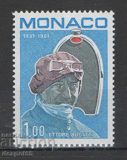 1981. Monaco. 100 de ani de la nașterea lui Ettore Bugatti.