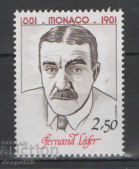 1981. Monaco. 100 de ani de la nașterea lui Fernand Leger.