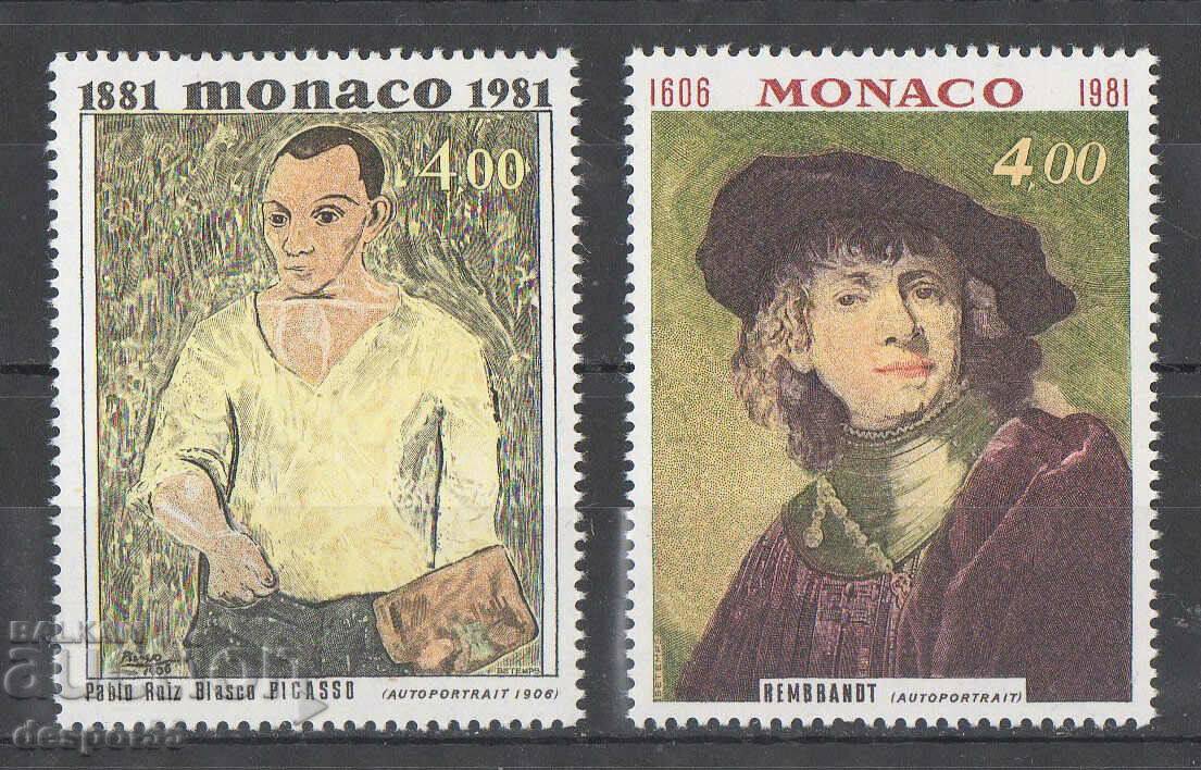 1981. Monaco. Birth Anniversaries - Artists.