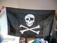 Blackjack σημαία πειρατικό πλοίο κουρσάρος οστά του κρανίου επιβίβασης