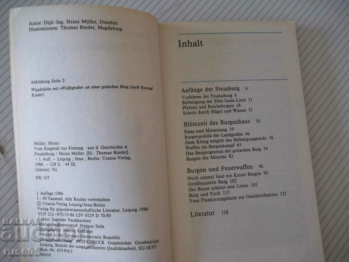 Auction  Book "Vom Ringwall zur Festung - Heinz Müller" - 128 pages-1