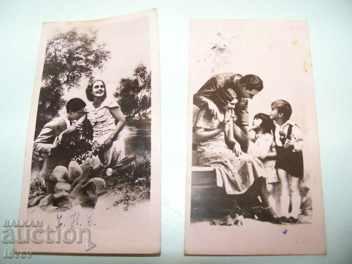 Licitație Lot de 7 felicitări romantice mici din 1941. Licitație Lot de 7 felicitări romantice mici din 1941.