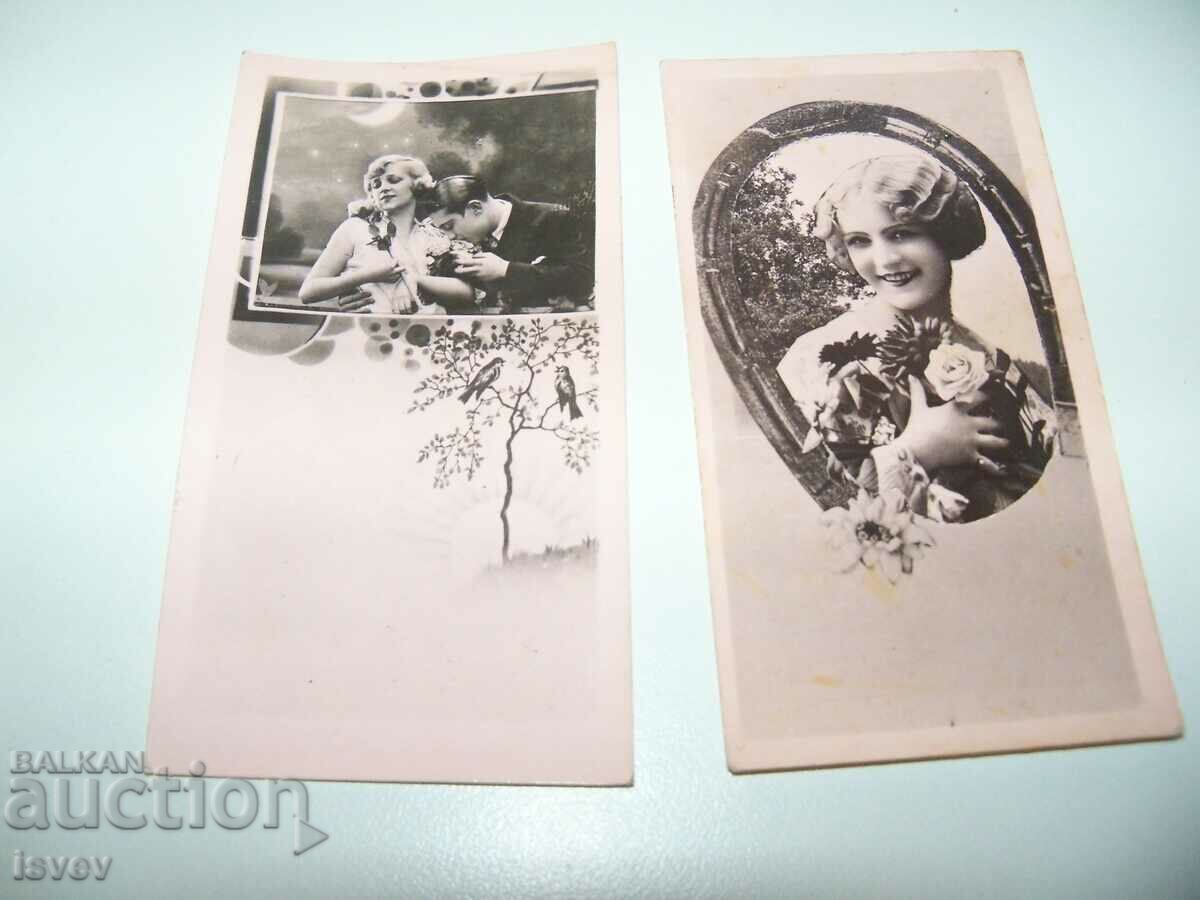 Livrarea Lot de 7 felicitări romantice mici din 1941. Livrarea Lot de 7 felicitări romantice mici din 1941.