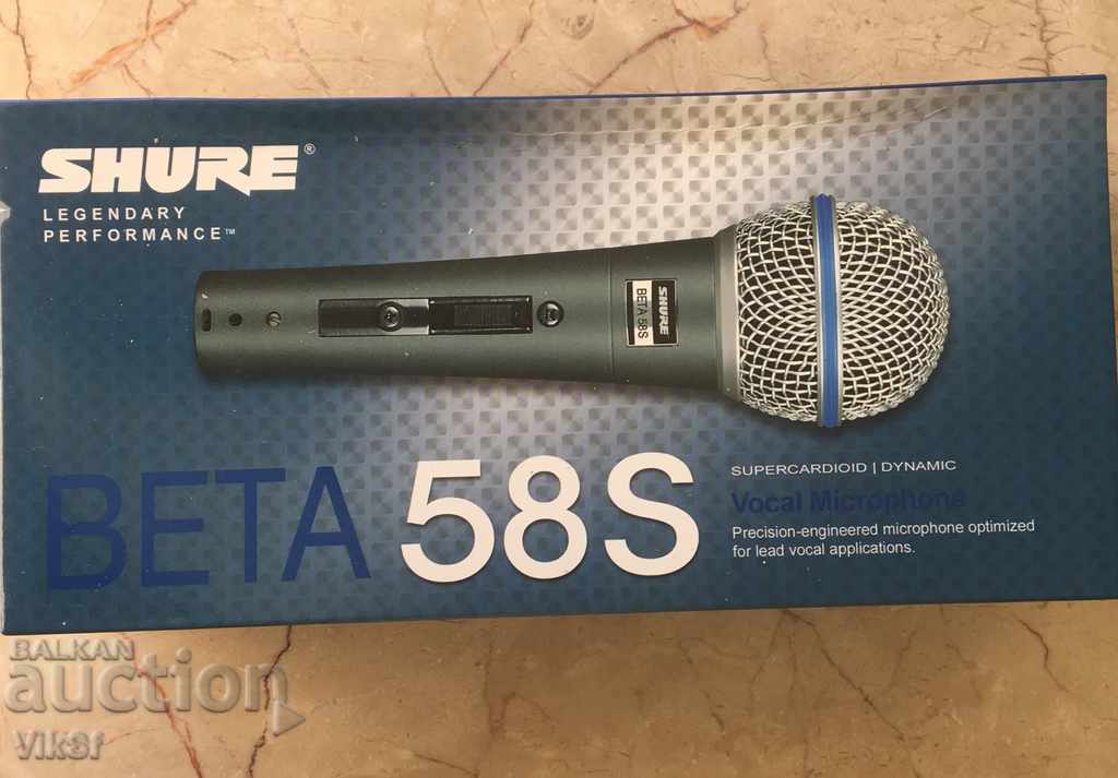 Επαγγελματικό / καραόκε / μικρόφωνο SHURE BETA 58S