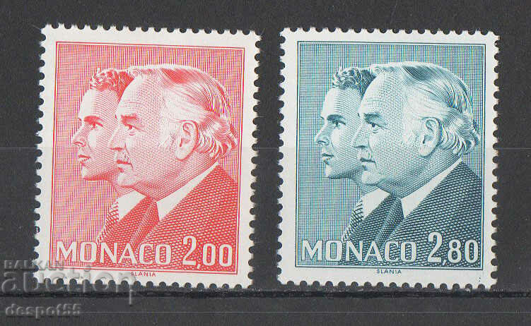 1983. Monaco. Rainier III and Prince Albert.