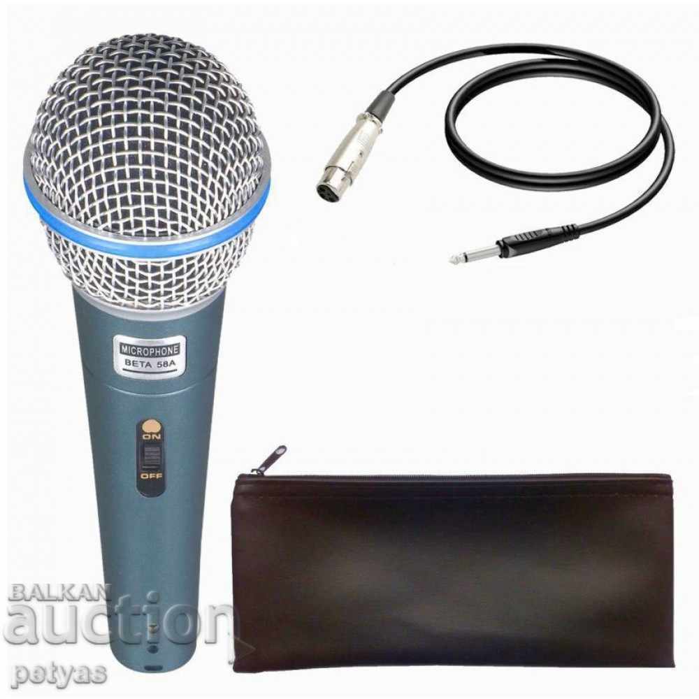 Professional / karaoke / microphone SHURE BETA 58A with price 35.50 BGN | € 18.15 Professional / karaoke / microphone SHURE BETA 58A with price 35.50 BGN | € 18.15