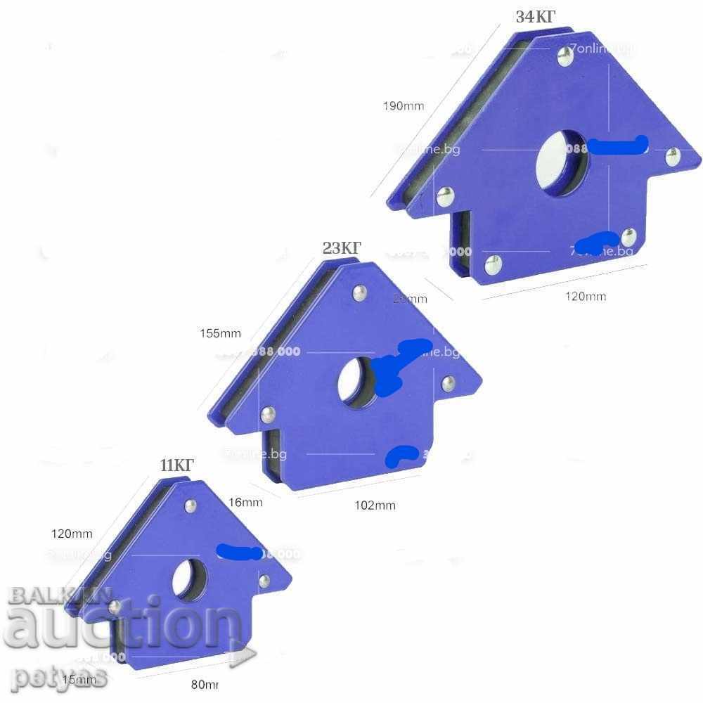 Magnet de sudură ROCKFORCE 3 bucăți cu preț 29.50 BGN | € 15.08 Magnet de sudură ROCKFORCE 3 bucăți cu preț 29.50 BGN | € 15.08