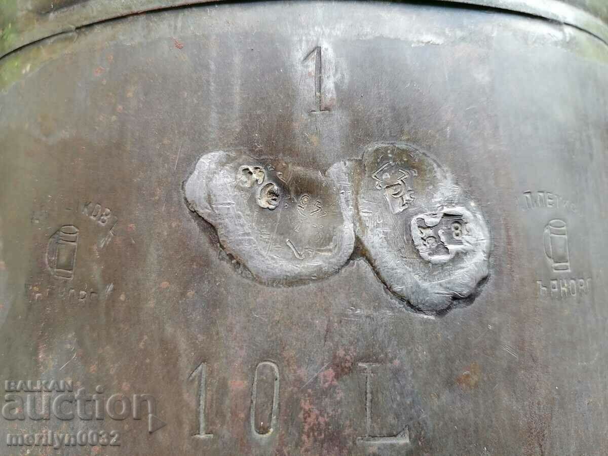 Bucket measure for brandy gum jug metal container bucket with price 119.00 BGN | € 60.84 Bucket measure for brandy gum jug metal container bucket with price 119.00 BGN | € 60.84