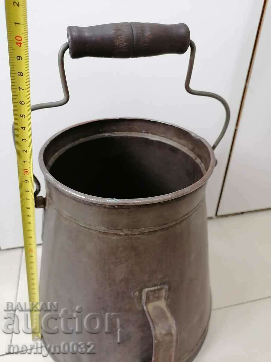 Bucket measure for brandy gum jug metal container bucket - 6 Bucket measure for brandy gum jug metal container bucket - 6