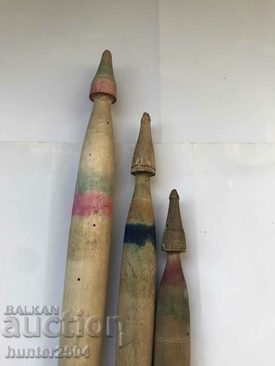 Spindles-3 pcs with price 14.95 BGN | € 7.64 Spindles-3 pcs with price 14.95 BGN | € 7.64