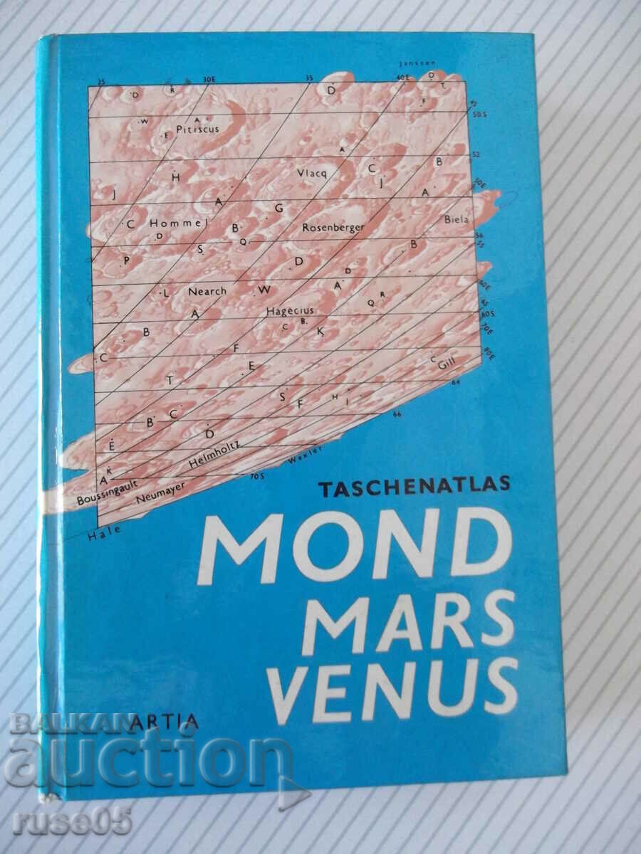 The book "MOND MARS * VENUS - Antonin Rukl" - 256 pages.