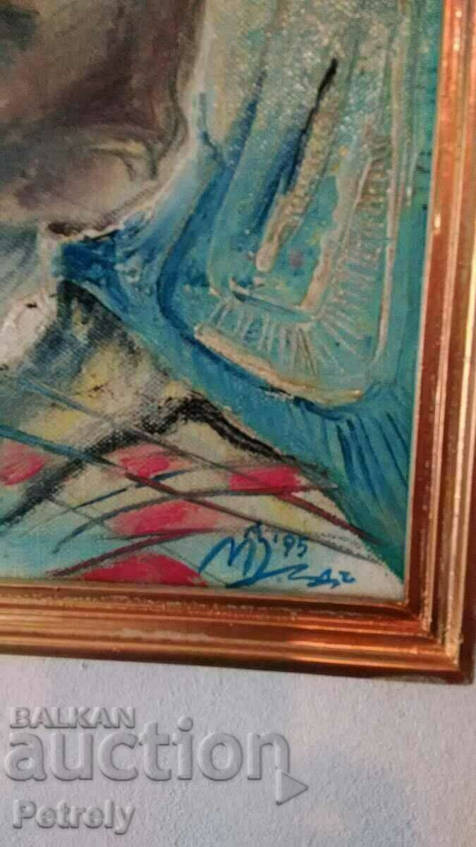 Auction  Painting by Maya Zlateva