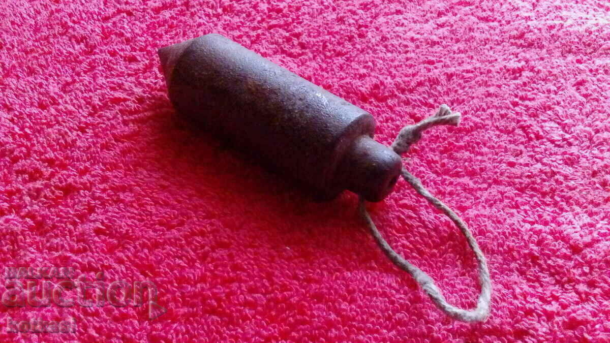 Old metal iron plumb line - 5 Old metal iron plumb line - 5